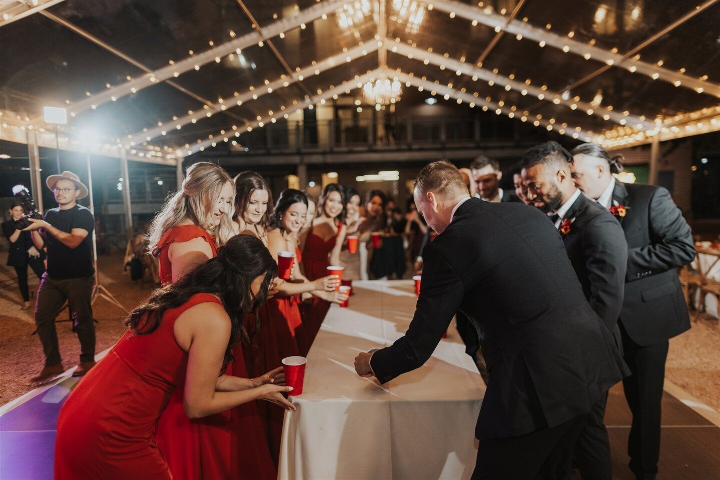 Bridal Party vs. Groomsmen �?�
�?�
➡️Swipe to see the winners! �?�
�?�
�?�
Contact us today to get your quote started 🎶�?� info@LGEventpro.com | 281.407.7714�?�
�?�
Photographer: @rkm_photography_�?�
Wedding Planner/ Florals: @whimsical_events_tx�?�
Catering: @lisahedr